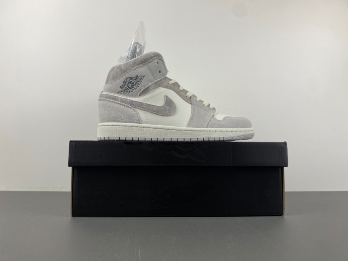 Jordan 1 Mid SE Neutral Grey Sail FQ7720-002