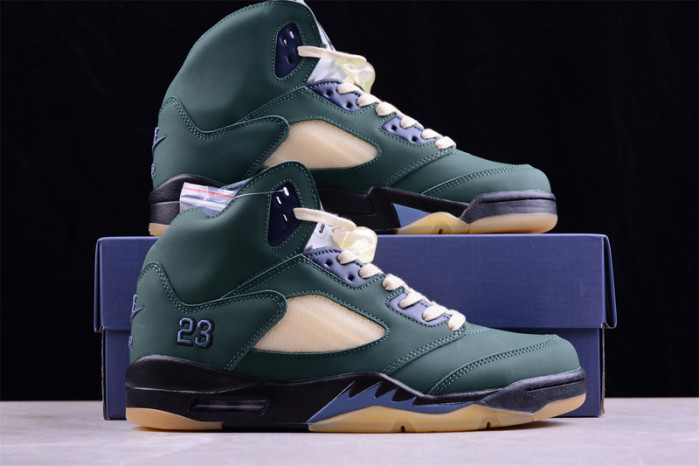 air jordan 5 "navy green” fz5758-003