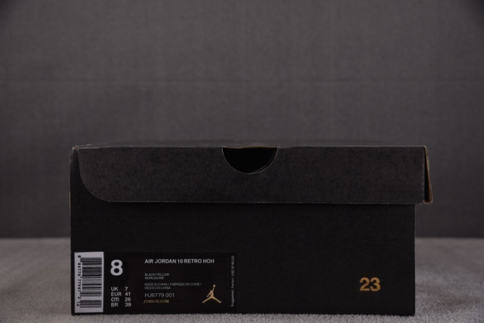 Air Jordan 10 Retro HOH Black HJ6779-001