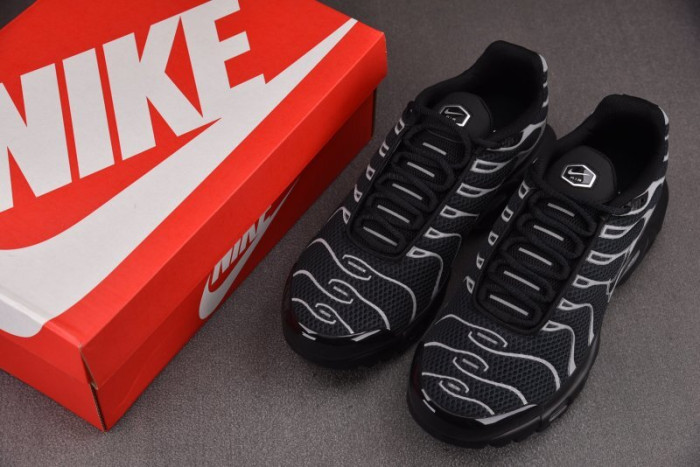 Nike Air Max Plus Premium Black Reflective Silver HQ3029-001