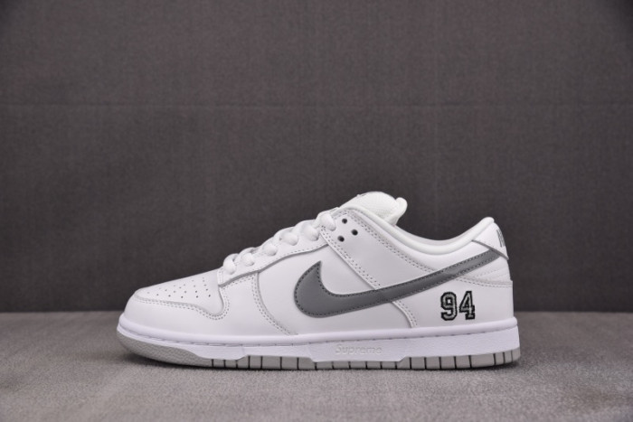 Nike SB Dunk Low White Metallic Silver - HQ8487-100