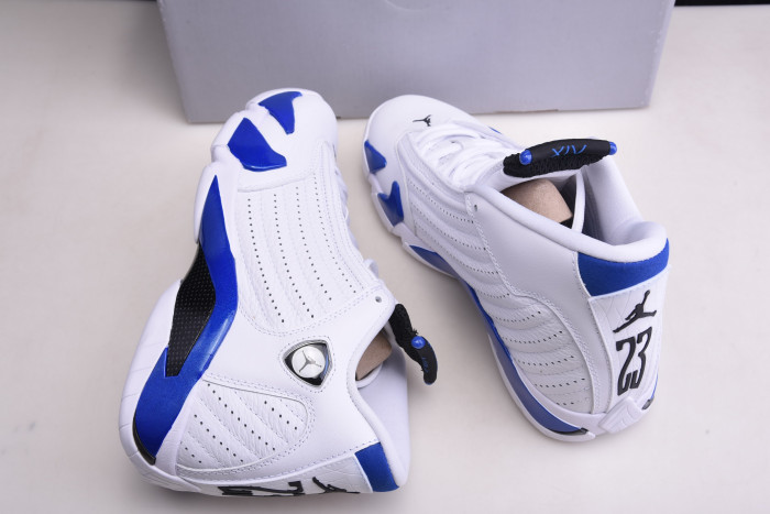 air jordan 14 retro white hyper royal - 487471-104