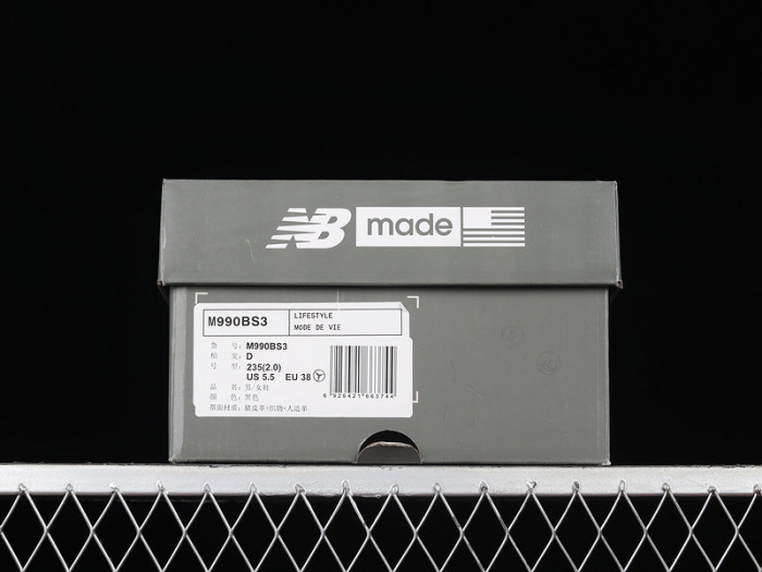 new balance 990v3 black white - m990bs3