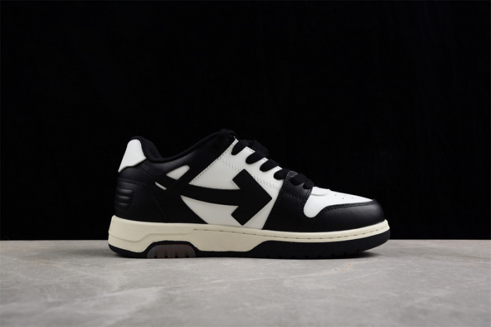 ofw out of office low-top leather sneakers